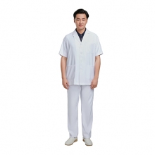 短款短袖医生服-男（白色）