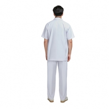 短款短袖医生服-男（白色）